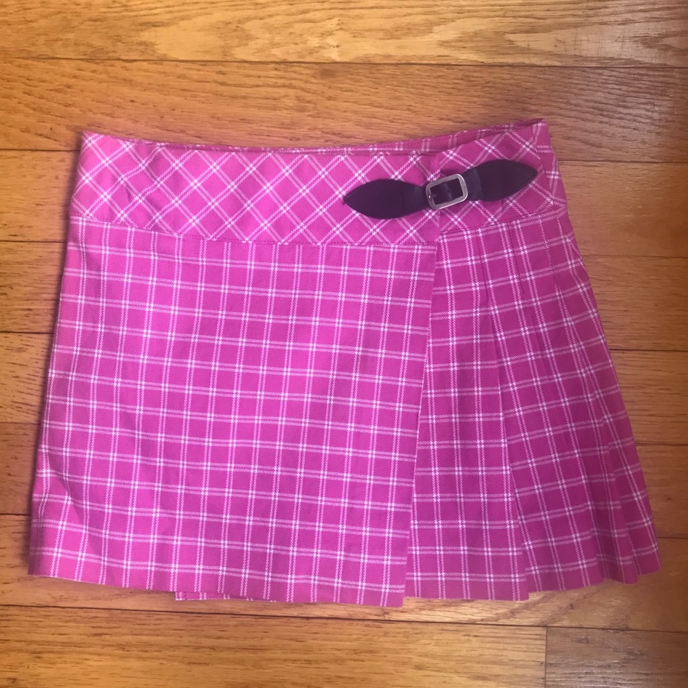 Little Lilly Pink Plaid Skirt, 5